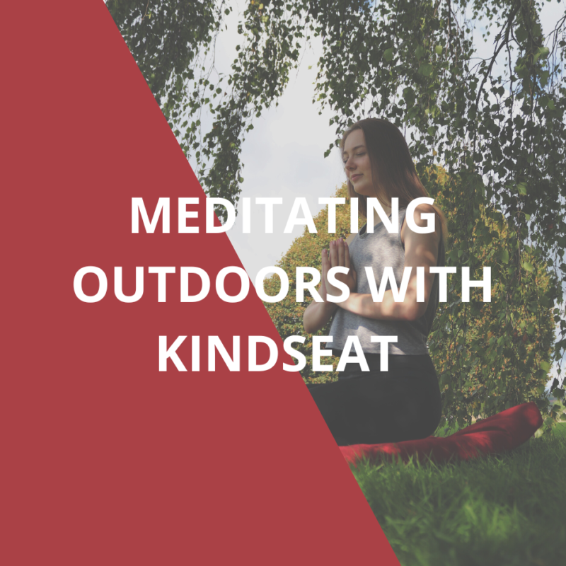 Kindseat meditation cushion Zabuton outdoors